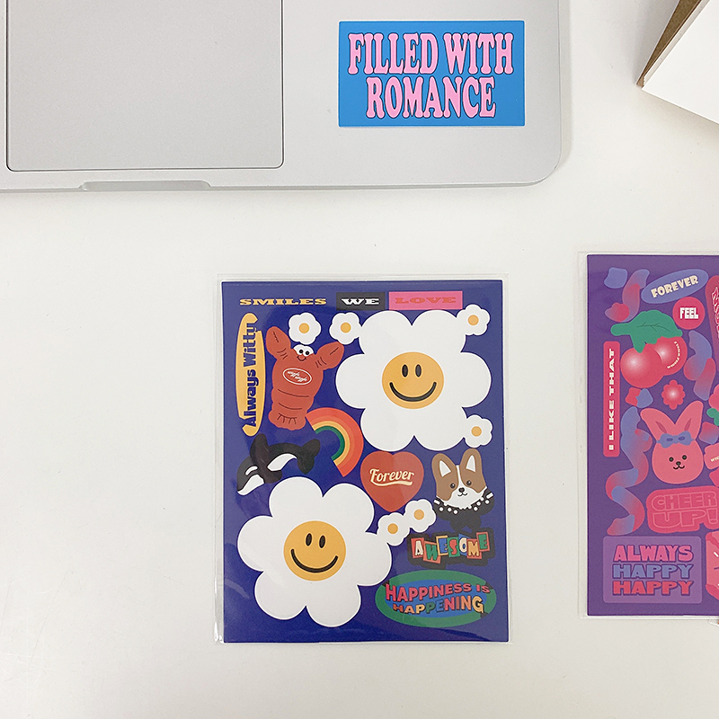 Winzige Korean Stickers Vintage Sticker Journal Scrapbook Phonecae Decor-4