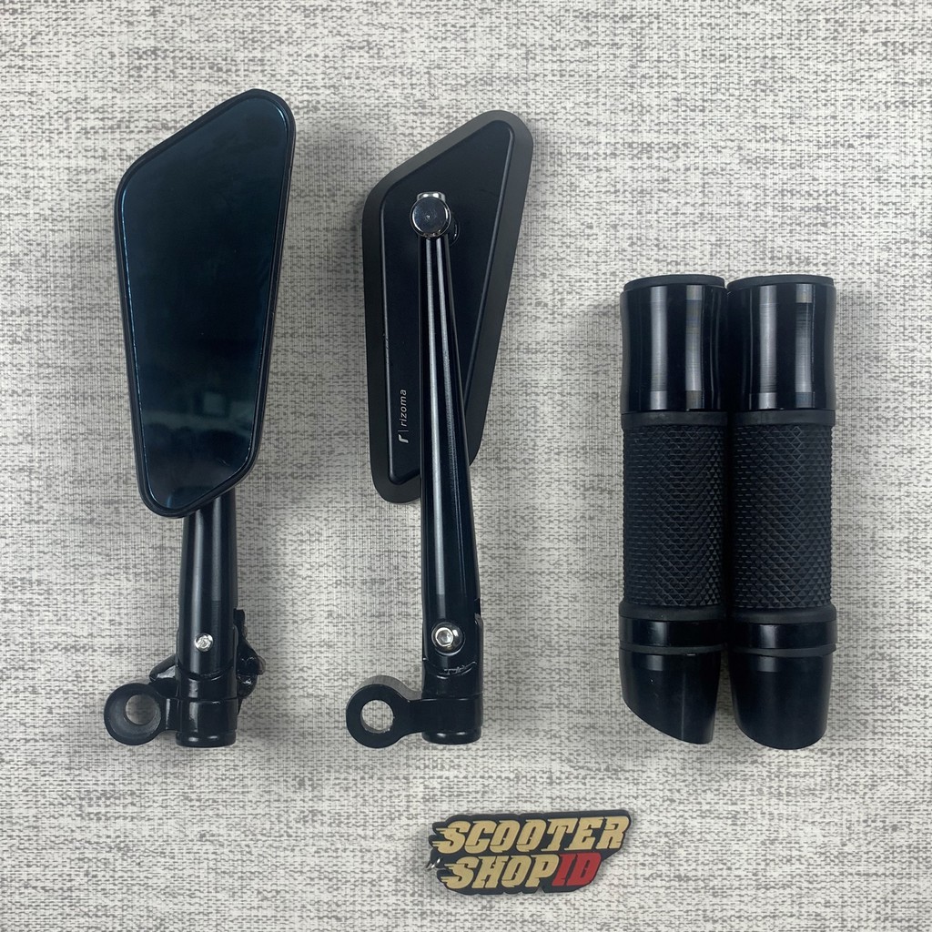 Paket Spion Atas 1 : Handgrip Rep Zelioni-Rizoma + Spion Rep Rizoma Circuit