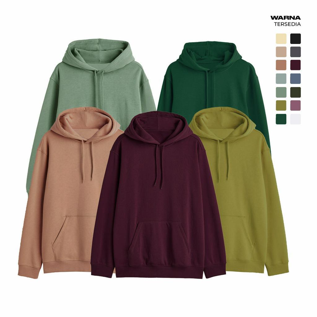 Public - Natural Hoodie Polos - Jaket Hoodie Pria dan Wanita