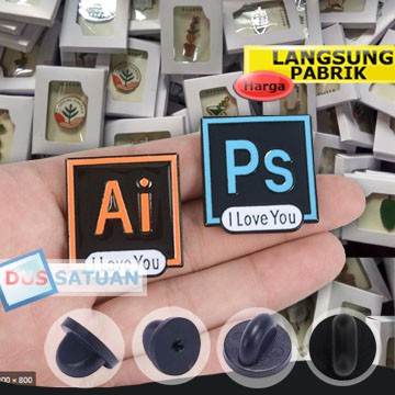 PABRIK PIN ENAMEL CUSTOM MURAH HARD ENAMEL SOFT ENAMEL DESAIN BEBAS HARGA MURMER