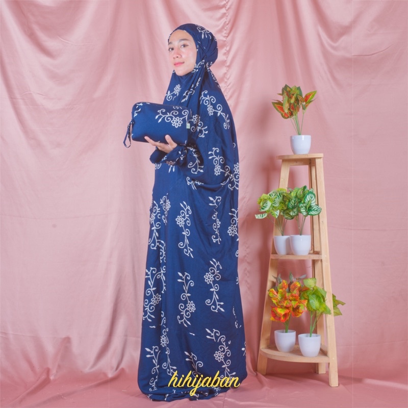 Mukena Terusan Dewasa jumbo motif bali rayon