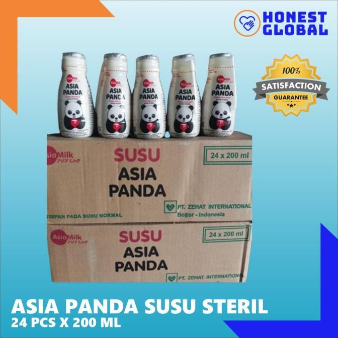 

[COD] Susu Sapi Steril Asia Panda 200 ml Sterilized Milk 24 pcs [COD]