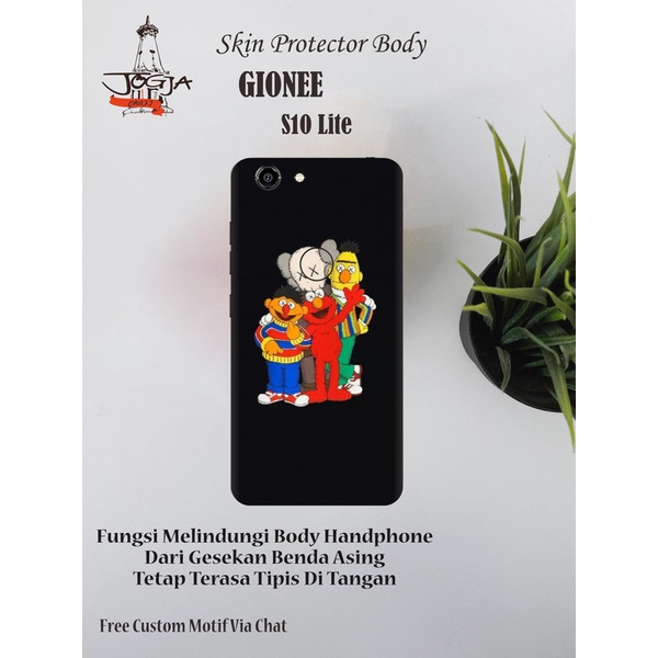 Dapat 2PCS Garskin HP Gionee S10 Lite Motif aws - Free Custom Motif