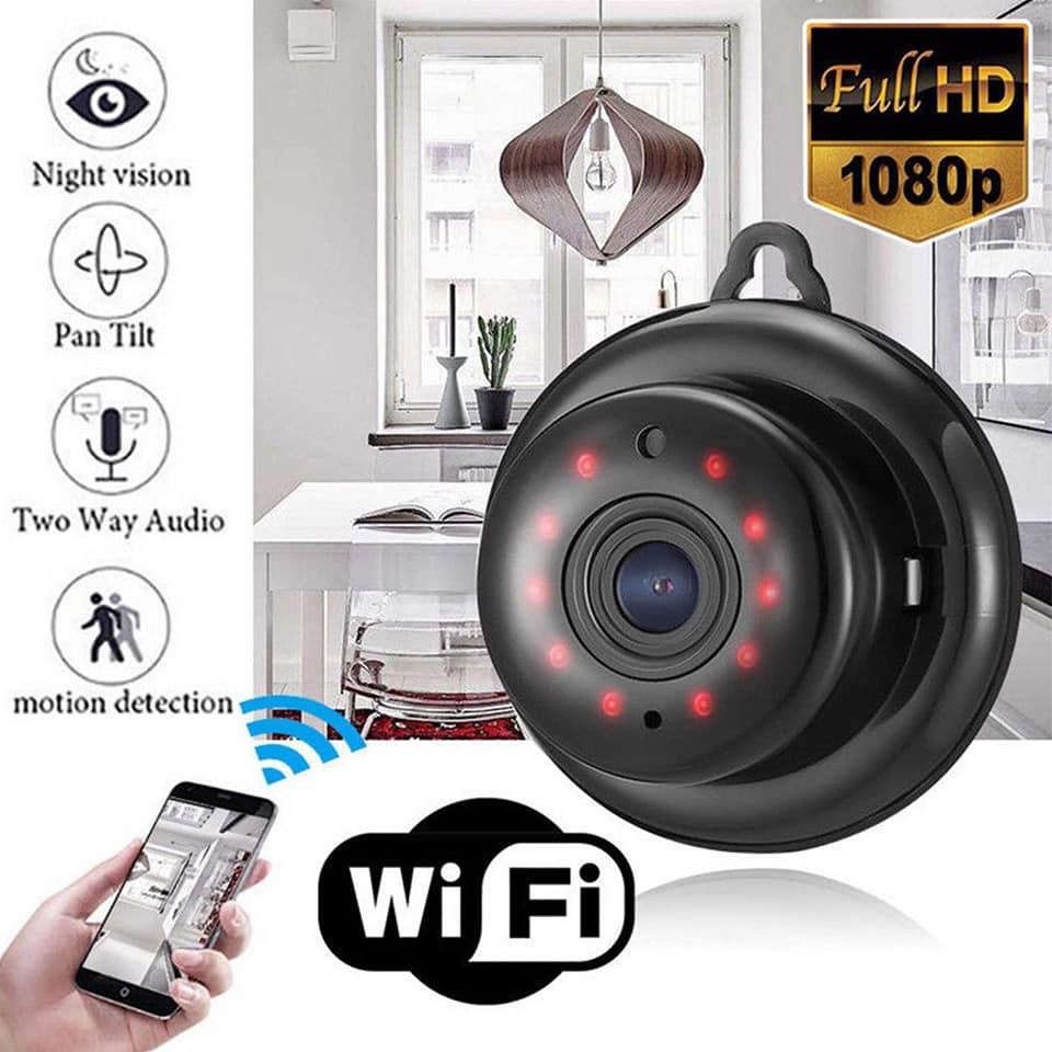 Kamera Cctv Mini Wifi Hd 1080p Pantau Jarak Jauh Menggunakan Hp IP CAMERA APP V380