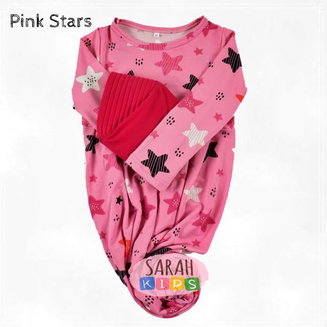 Set Gamis Anak Sarah Kids size L (4-5 thn)