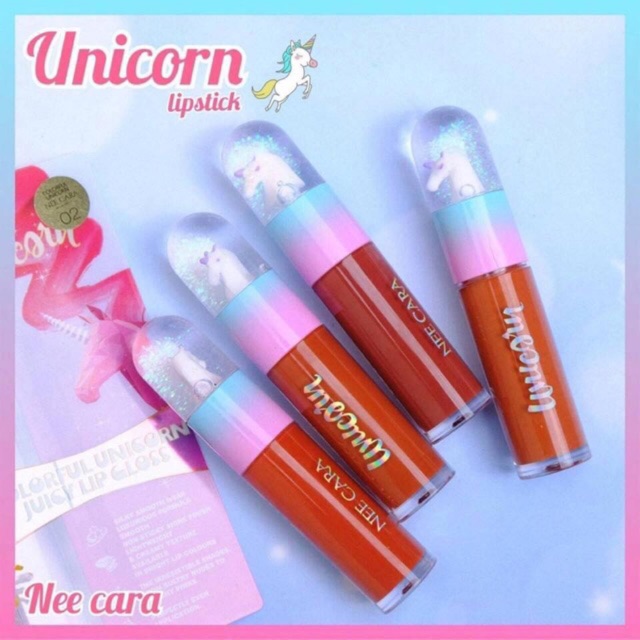 Nee Cara Unicorn Juicy Lip Gloss Original Bangkok
