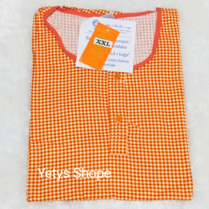 Hoki&Sheila Jumbo LD120 C3/4 Baju Tidur Piyama Fit XXL [Part 1]-Kotak HS Oren