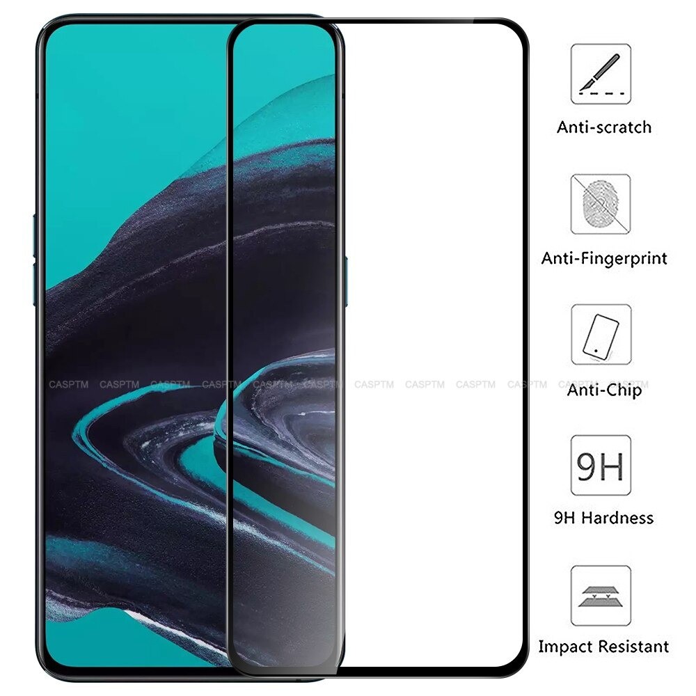 Promo Tempered Glass OPPO RENO 5 TG Layar FULL COVER Black Premium Anti Gores Kaca