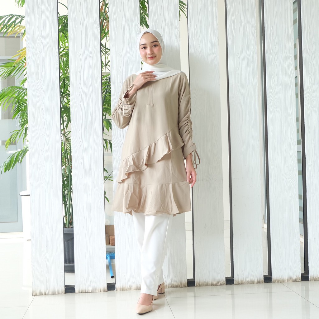 atasan baju tunik /baju atasan wanita murah/ terbaru tunik import
