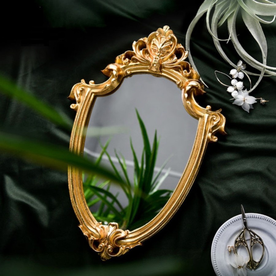 Cermin Dinding Emas Vintage Gold Mirror