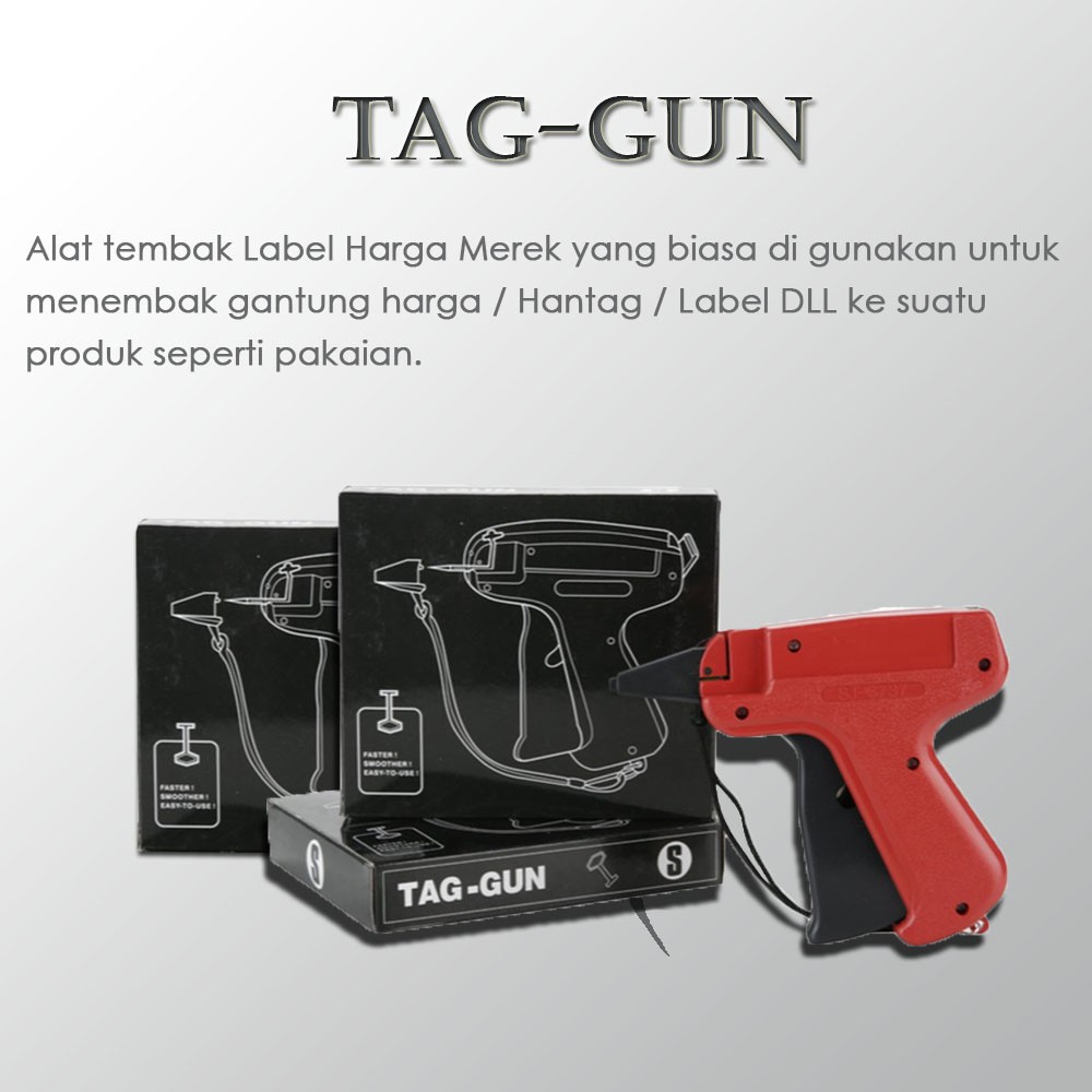 TAG GUN Alat Pemasang Label Baju