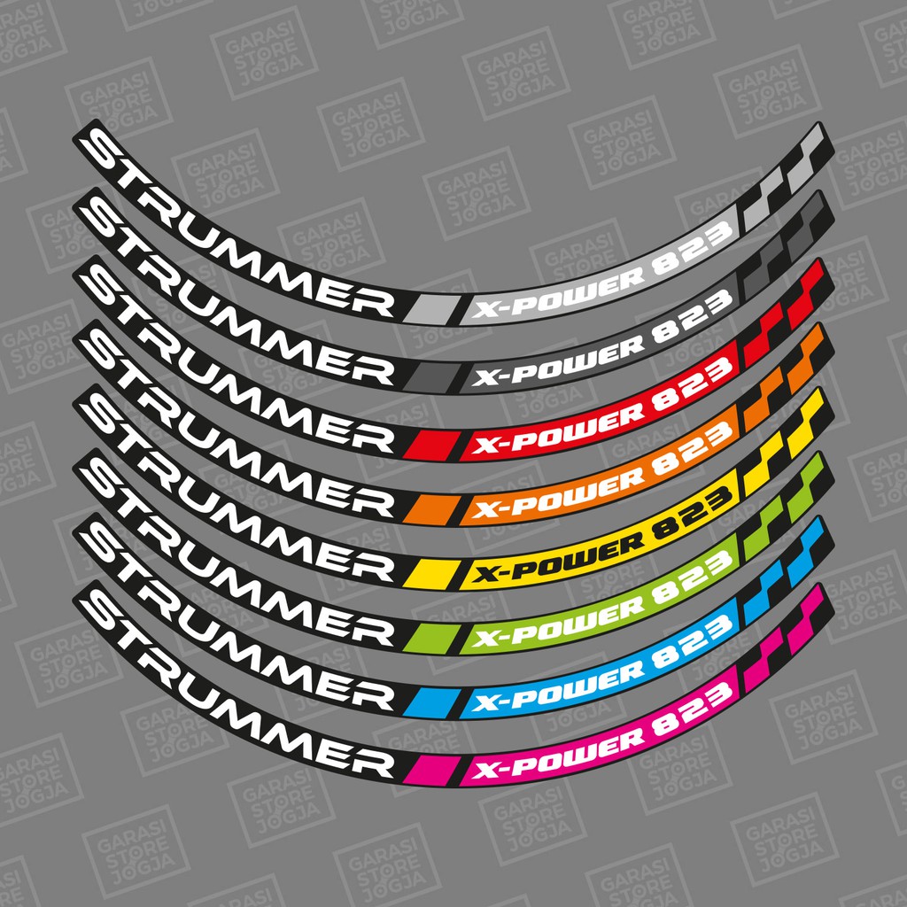 Decal Rims Strummer Xpower