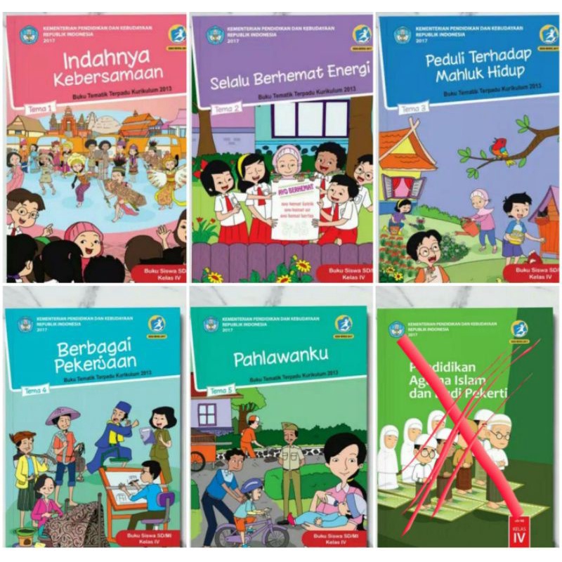 

Buku Tematik Kelas 4 SD diknas Semester 1 tema 12345
