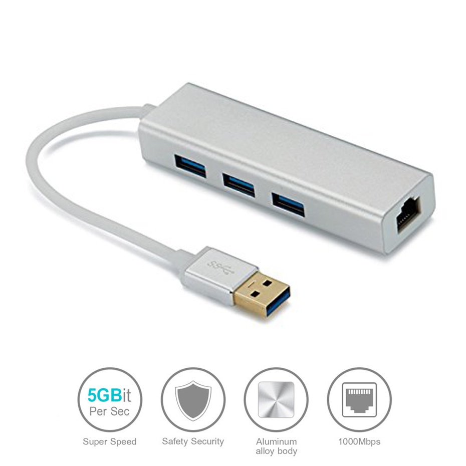 USB HUB 3.0 + LAN RJ45 Multi-function