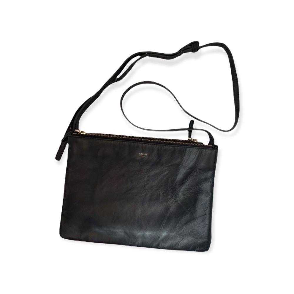 authentic celine vintage trio sling bag preloved
