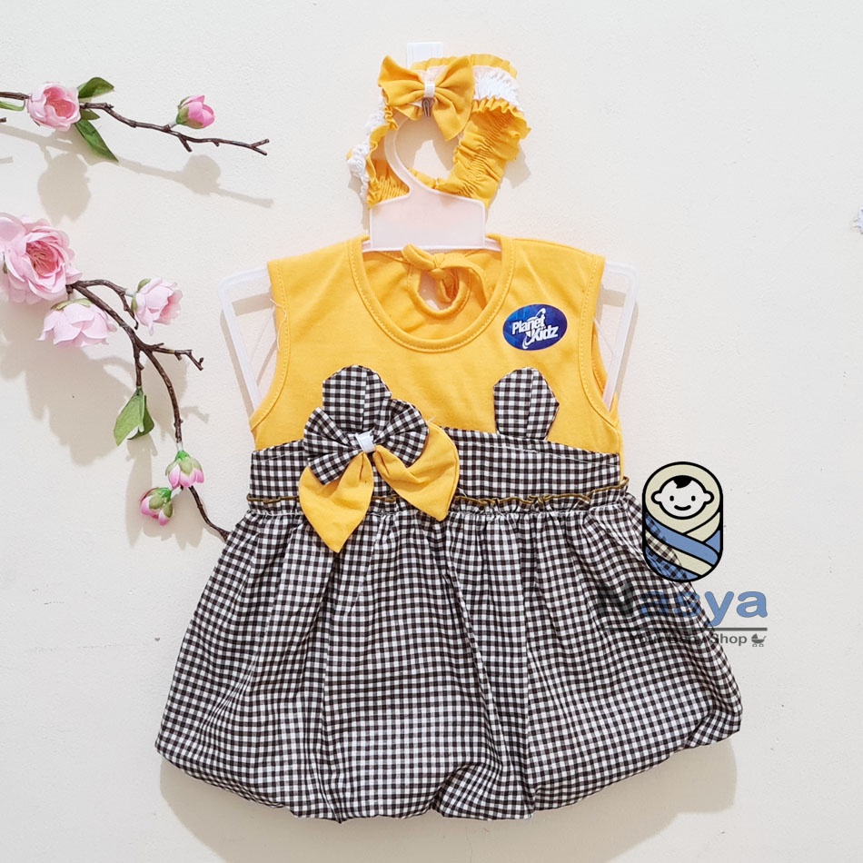 [ PROMO 7.7 ] [P-044]  Baju Bayi 0-6 bulan / Dress Bayi Perempuan