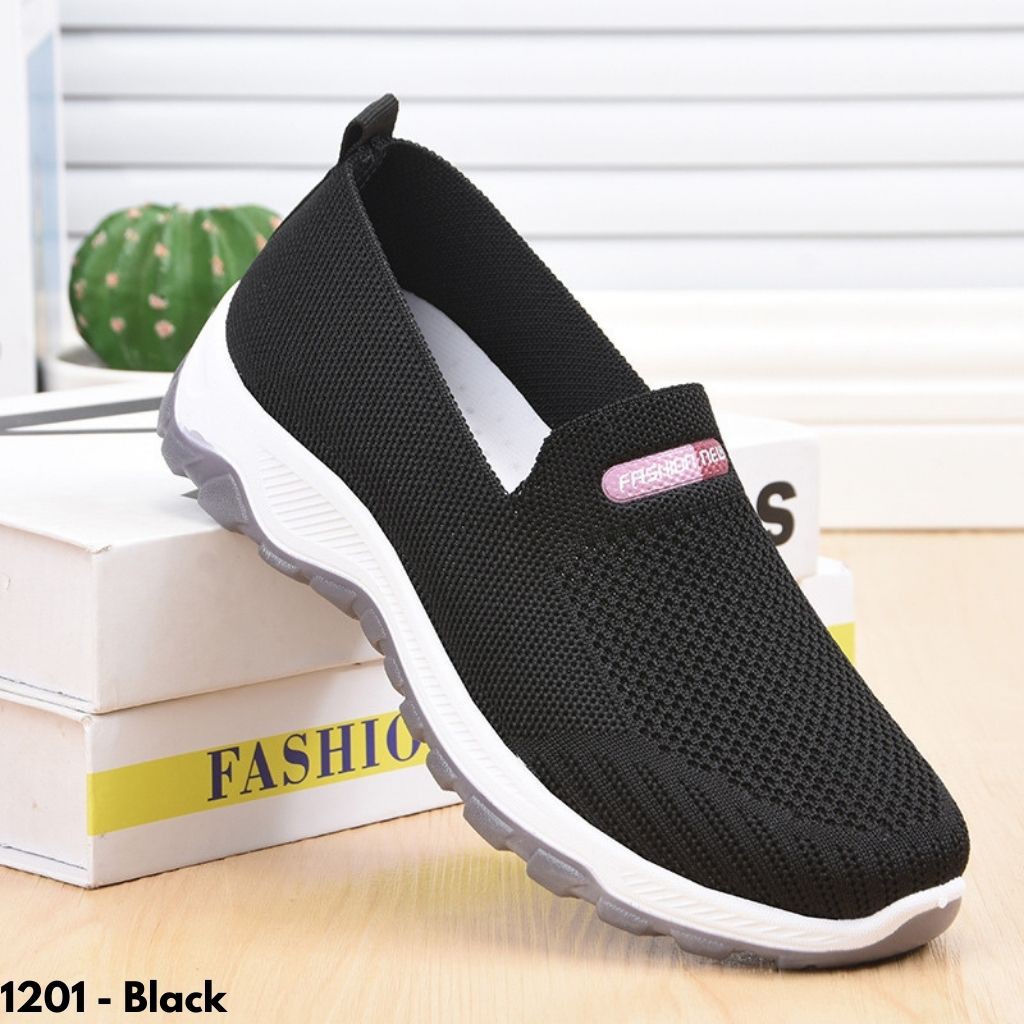 SEPATU SNEAKERS WANITA NYAMAN LARI CASUAL REMAJA DEWASA IMPORT BERKUALITAS DAILY COMFY 1201