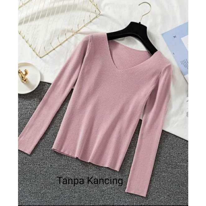 Baju Atasan Cewek|| Rajut Atasan Wanita Bahan Lembut Allsize || Bisa COD