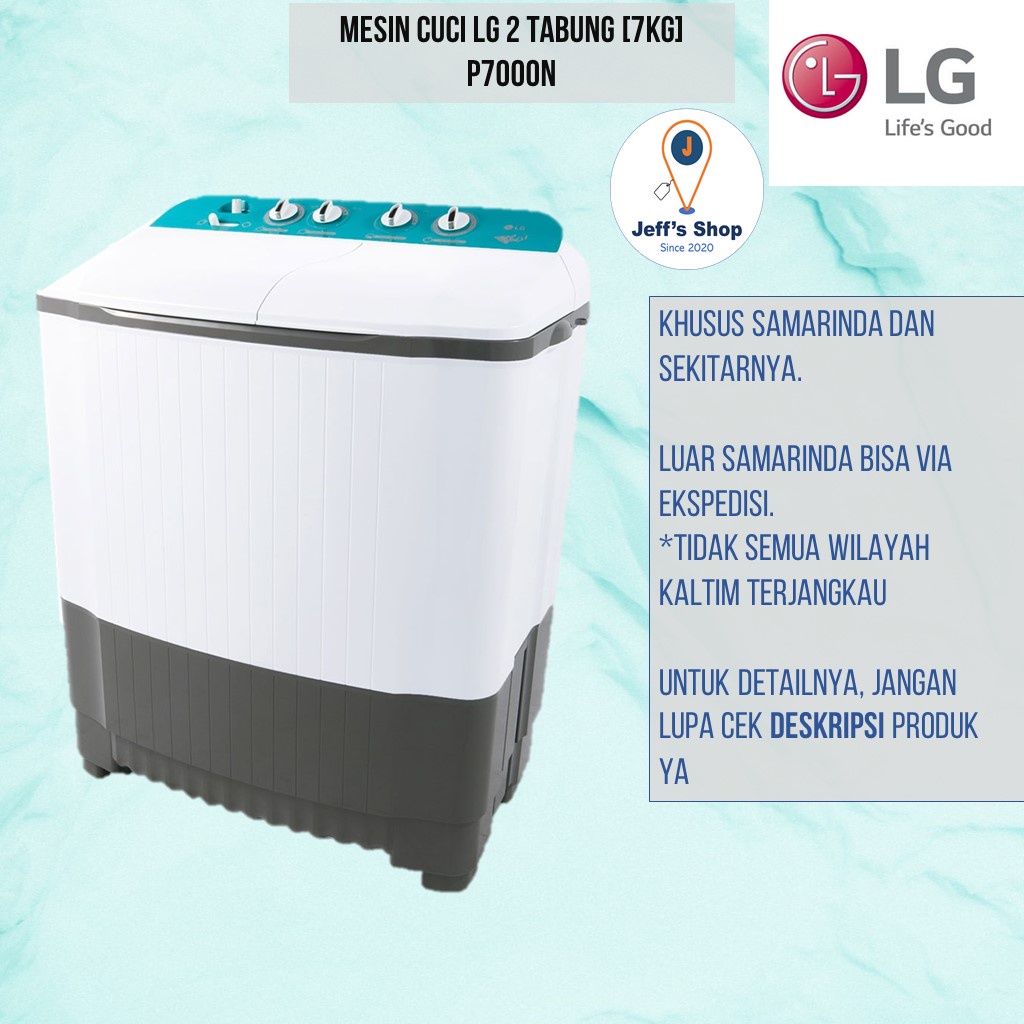 Mesin Cuci LG 2 Tabung [7Kg] P7000N