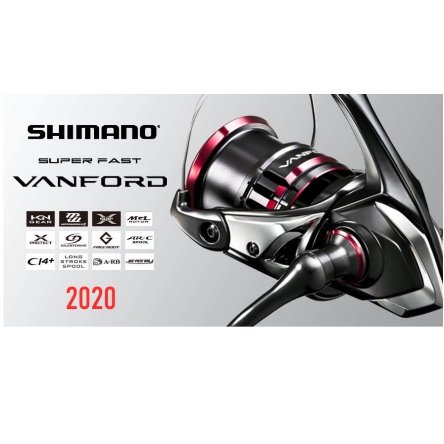 Ril Rel Reel Shimano Vanford 2020 2500hg,c3000xg,c3000hg,4000xg,5000xg Gulungan Pancing