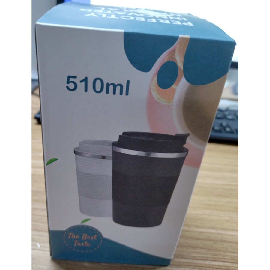 Botol Minum Tumbler Thermos Stainless Steel 510ml - IT-51 - Black