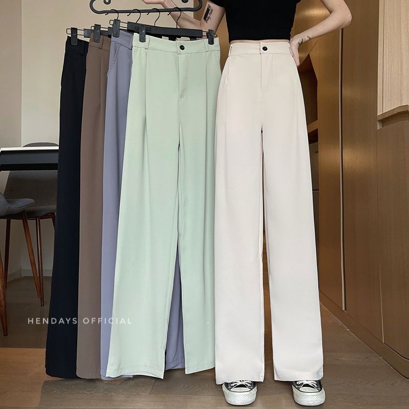 Highwaist Loose Pants Trousers Wanita - Celana Anti Kusut - Celana Kulot Wanita - Celana Kantor Formal / Casual 332/662