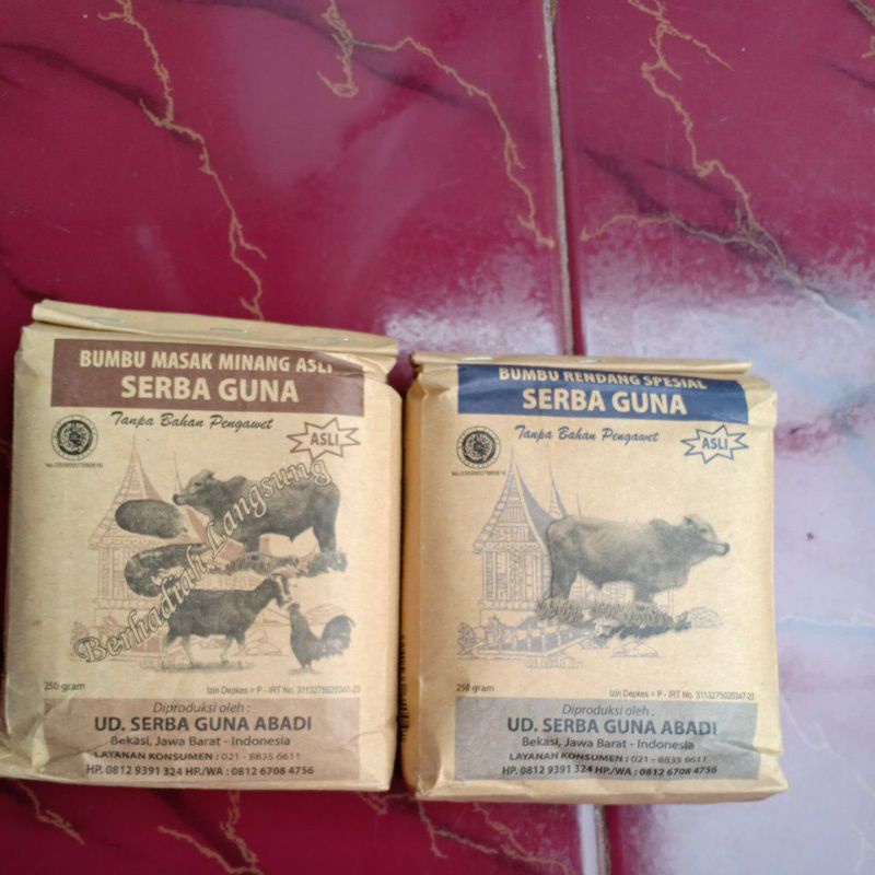 

Bumbu masak khas sumatra barat asli 250 gram