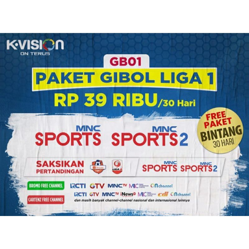 k'VISION paket GIBOL LIGA 1