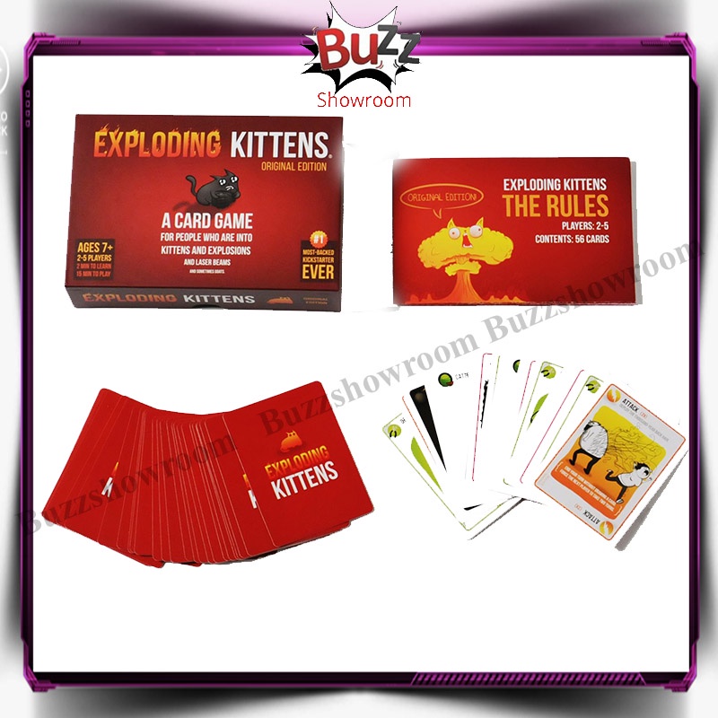 Exploding Kittens/Exploding Kitten Board Games Card Game