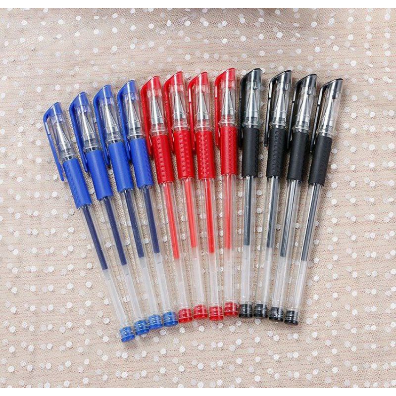 

Pena gel murah / PENA GEL HITAM BIRU MERAH / PENA GEL