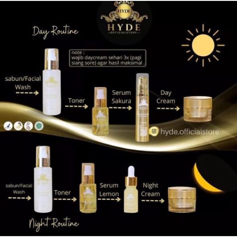 Hyde Beauty Skincare Paket Glowing