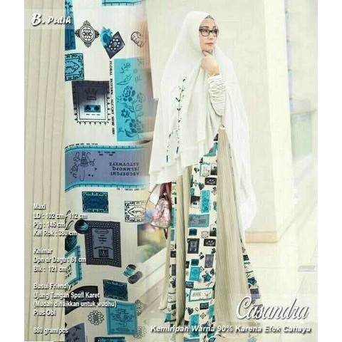 Brand gamis unik model motif corak batik syari syari'i big size xl xxl jumbo qs