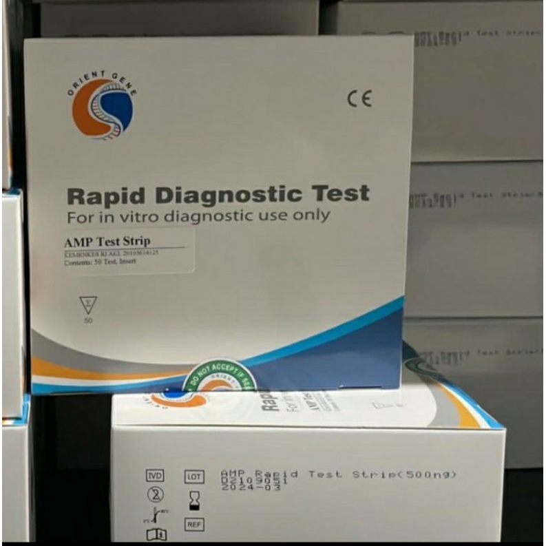 Rapid test monotes/orient gene AMP test strip