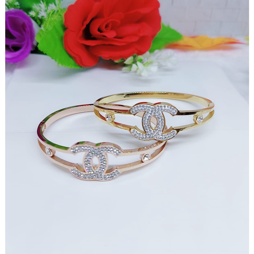 Gelang &amp; Cincin Set Titanium CC Y001