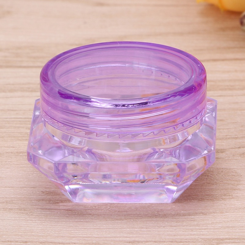 Zzz Travel Kosmetik Kosong Jar Pot Eyeshadow Makeup Wajah Cream Lip Balm Wadah Kotak
