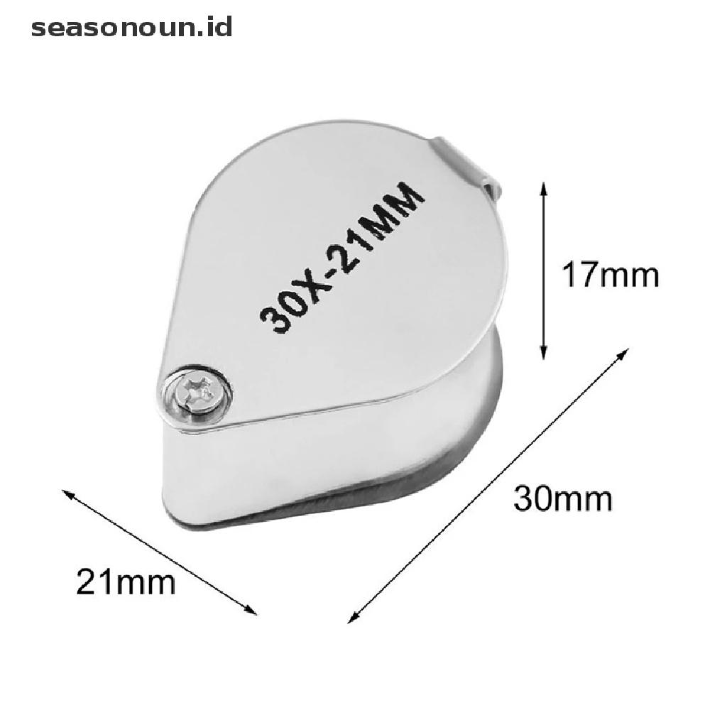 Kaca Pembesar Perhiasan Model Lipat Bahan Metal