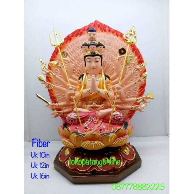 Patung Kwan Im Seribu Tangan Import uk 10