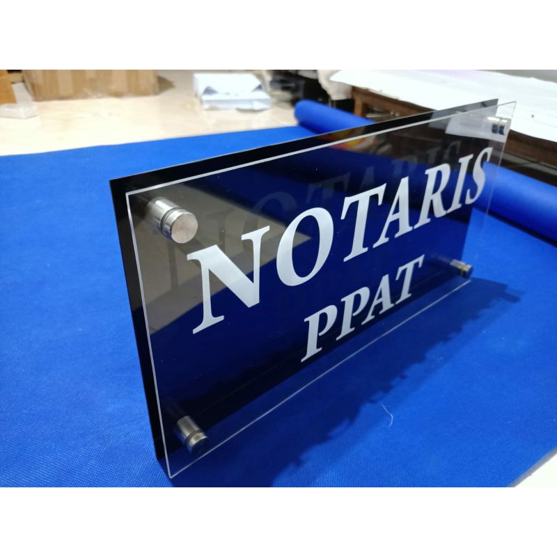 

CUSTOM PAPAN NAMA KANTOR (20x40) FREE DESAIN,UV PRINTING