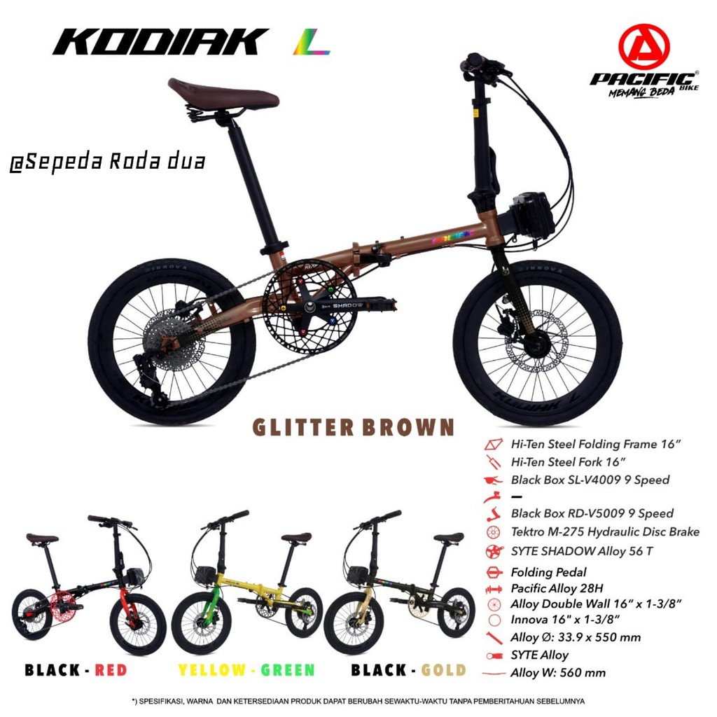 Sepeda Lipat 16" Pacific Kodiak L