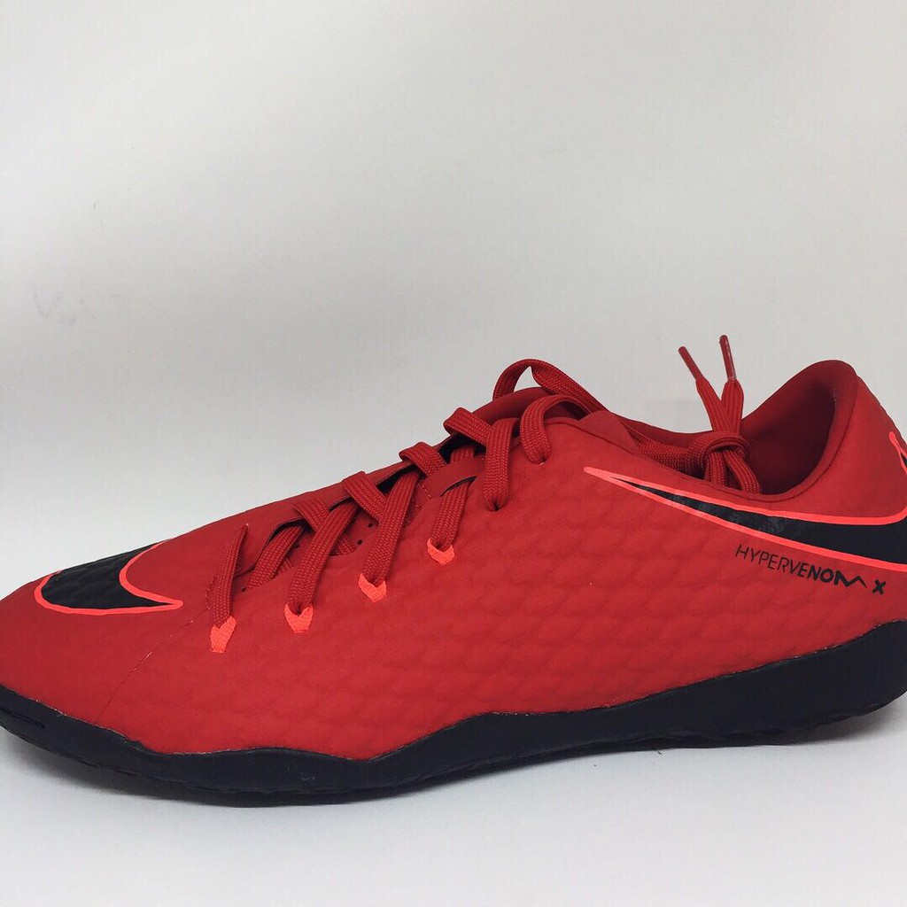 Sepatu futsal nike original Hypervenom Phelon X IC red-black new 2017