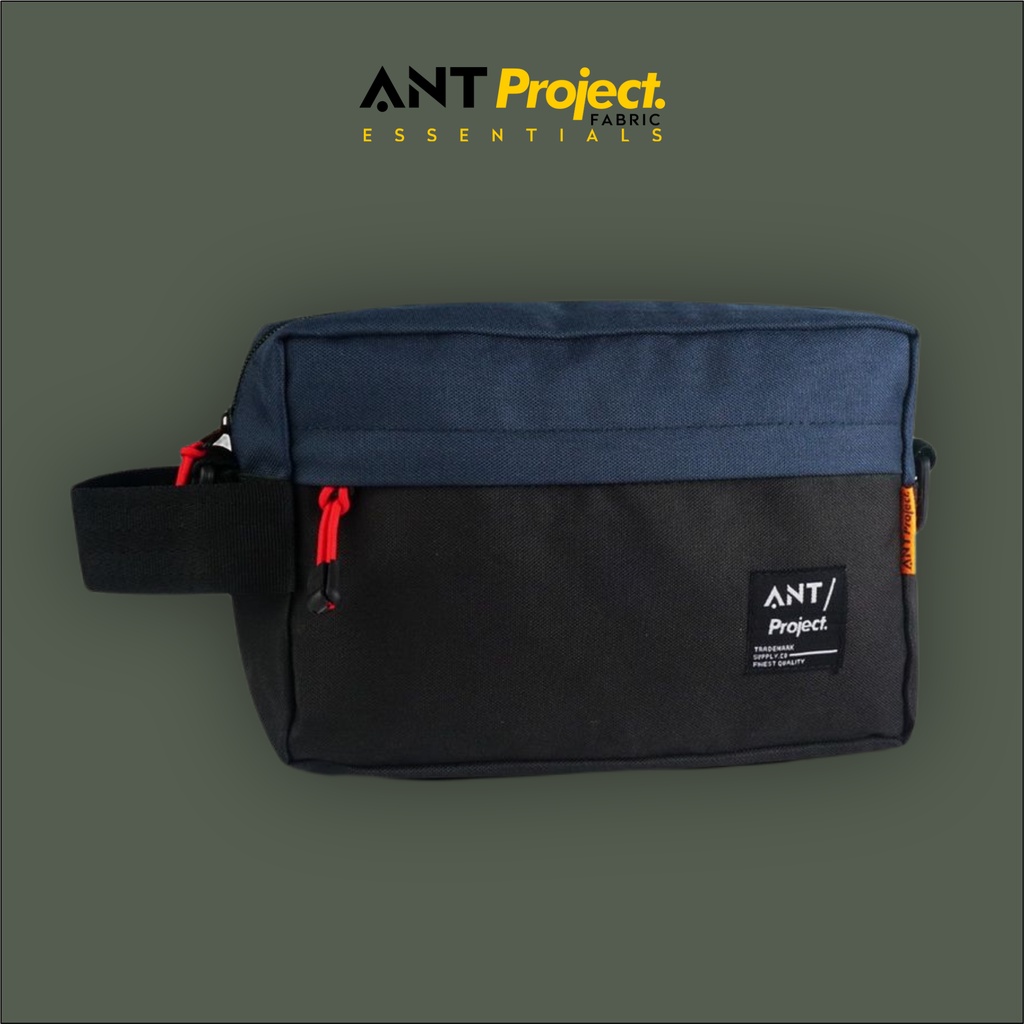 ANT PROJECT - Clutch Bag ANT 302 NAVY Kombinasi