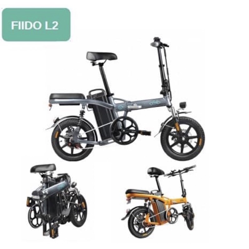 FIIDO L2 Folding Electric 20Aha Bike 14Inch Sepeda Lipat Listrik