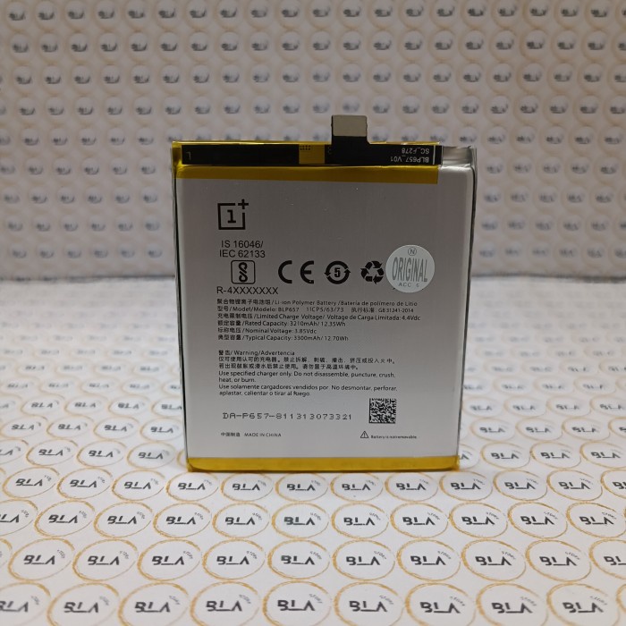 BATRE BATERAI BATTERY BLP657 FOR ONEPLUS 6 / ONEPLUS 6T ORIGINAL