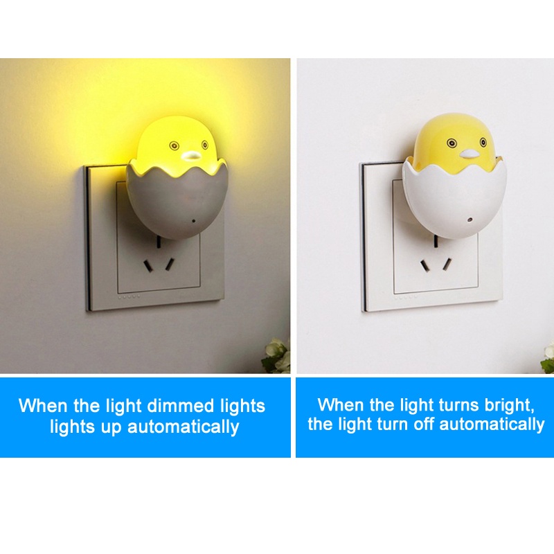 Lampu LED Sensor Deteksi Cahaya Model Chicken Yellow Light - Yellow