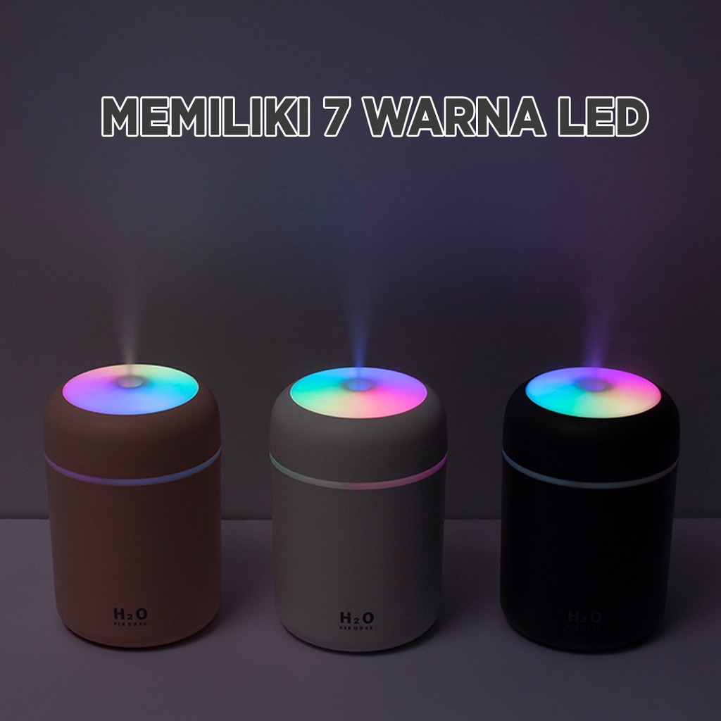 Humidifier 300ML Aromatherapy Purifier Diffuser Portable Mini USB Aroma Warna-warni Diffuser-7