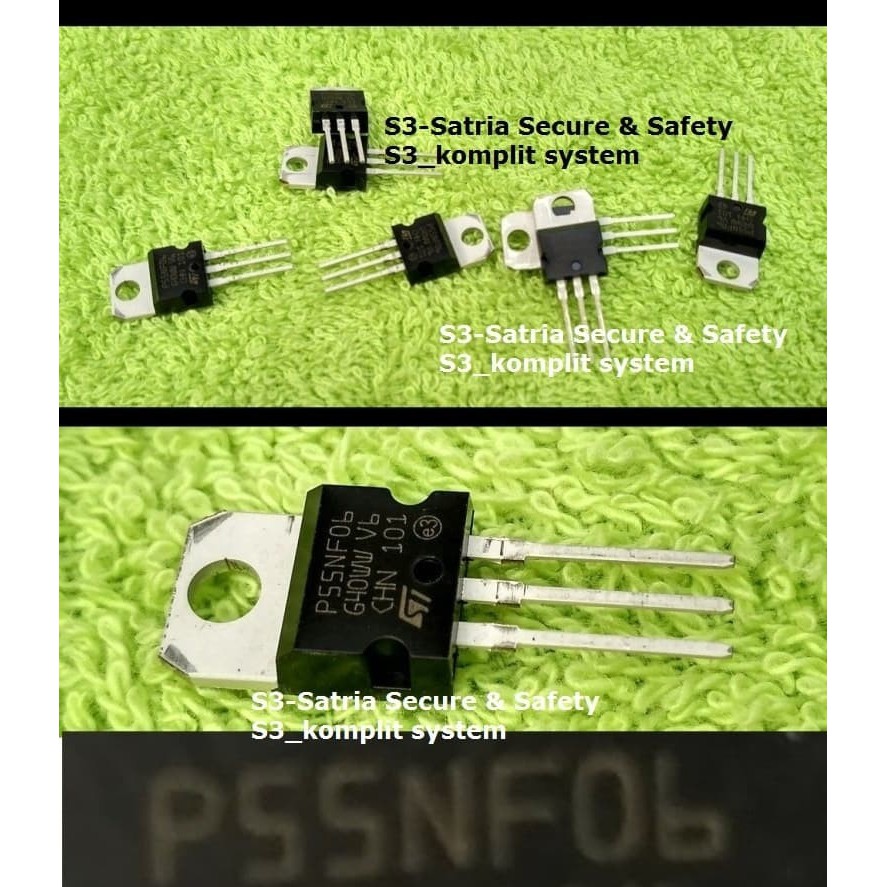 transistor P55NF06 Mosfet P55 NF 06 P55NF 0 6