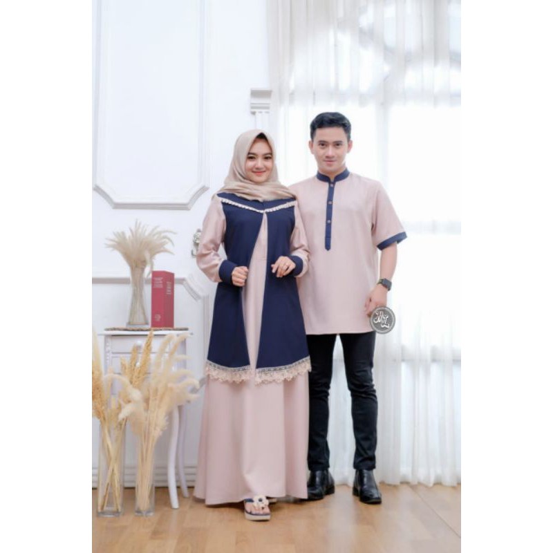 NEW COUPLE GAMIS ORIGINAL BEST SELLER FESHION BATIK PEKALONGAN