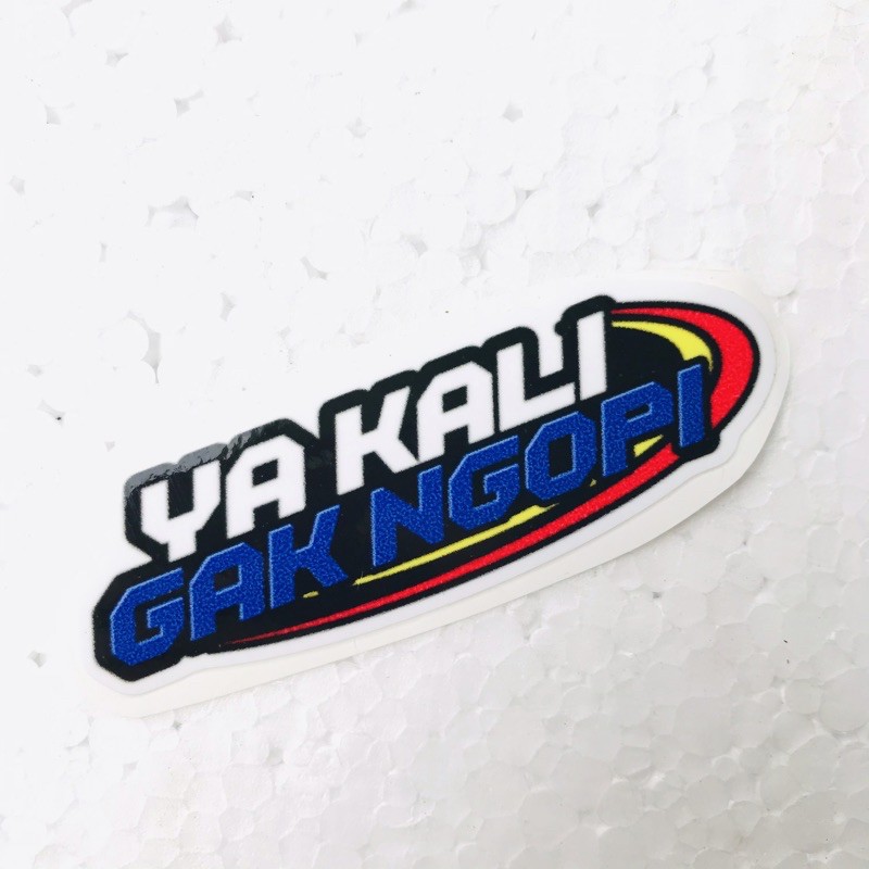 

Stiker Yakali Gak Ngopi Orajet Cutting Laminasi Glossy Min. Order 20 Ribu