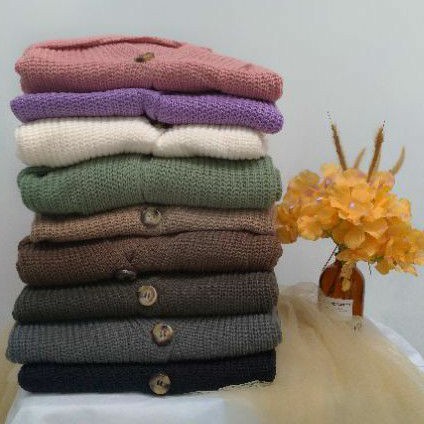 SHEA KNIT CARDIGAN - CARDIGAN MODEL PULLOVER RAJUT TEBAL