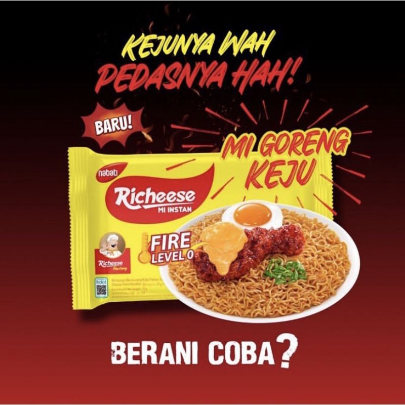 

RICHEESE MIE KEJU & RAMEN LEVEL 0-3 VIRAL 1 KARTON/DUS
